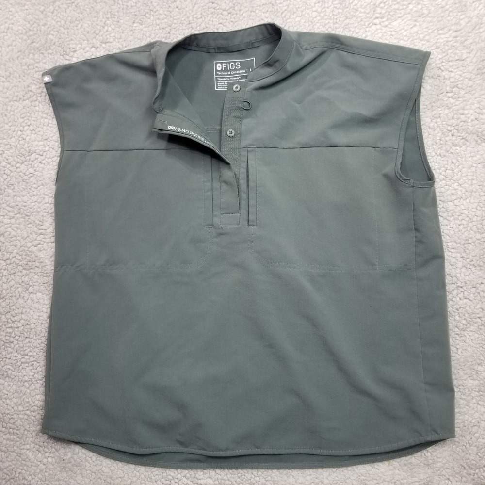 FIGS Bonsai Rafaela Oversized Scrub Top Women's Size Large
